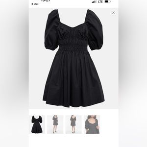 staud Faye mini dress NWOT black size small